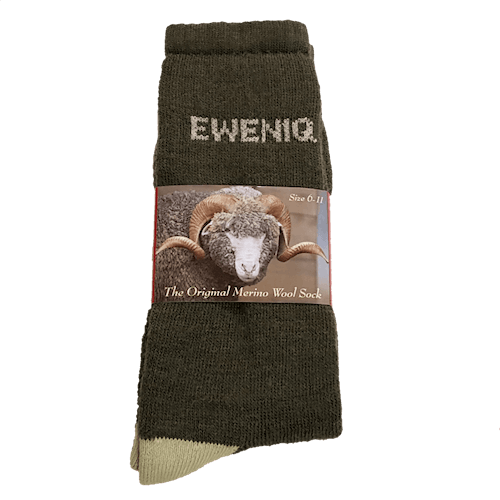 Eweniq Merino Wool Socks Khaki